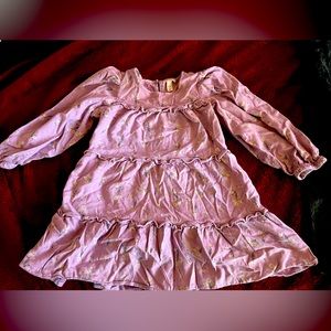 Cat & Jack Girls Lavender Tiered Ruffle Flowered Dress in size 7/8!